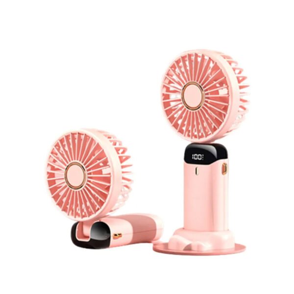 miqool portable mini fan pink