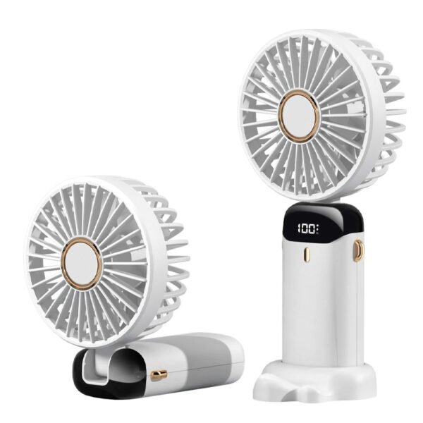 miqool portable mini fan white